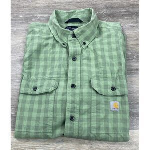 Carhartt TW4625-M Loose‎ Fit Midweight Short Sleeve Shirt Size Large Workwear